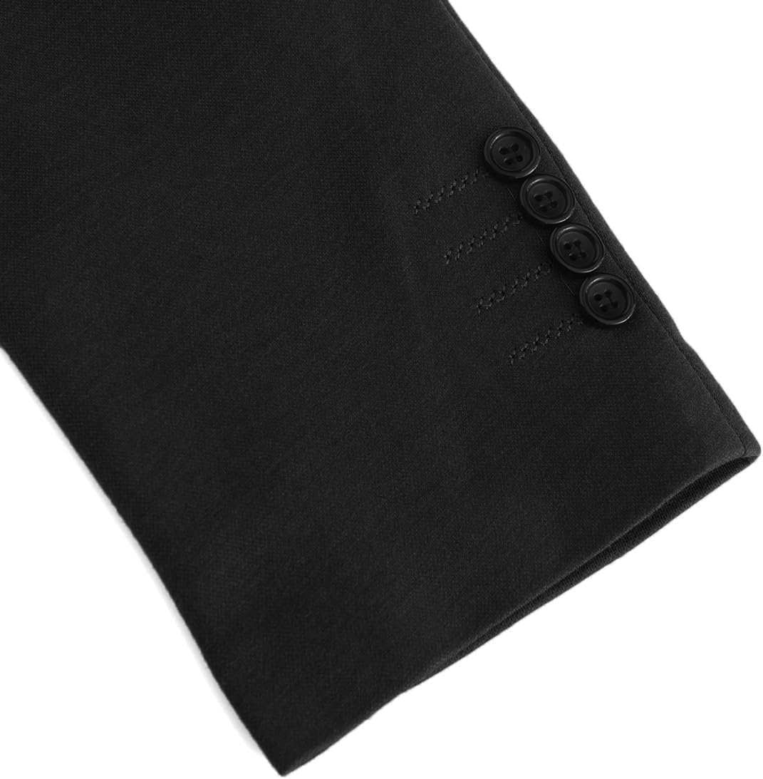 Allthemen Herren Sakko Baumwolle Stretch EIN Knopf Slim Fit Blazer Sportlich Freizeit Anzugjacke Lei