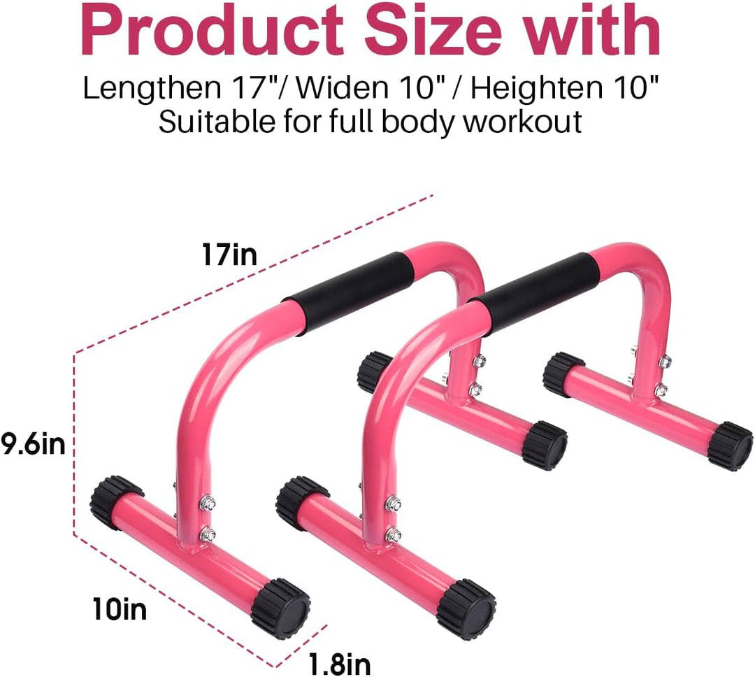 AmazeFan Parallettes, Handstand Barrenm, Grosser Push Up Bar & & Dip Barren, Rutschfeste Liegestützg