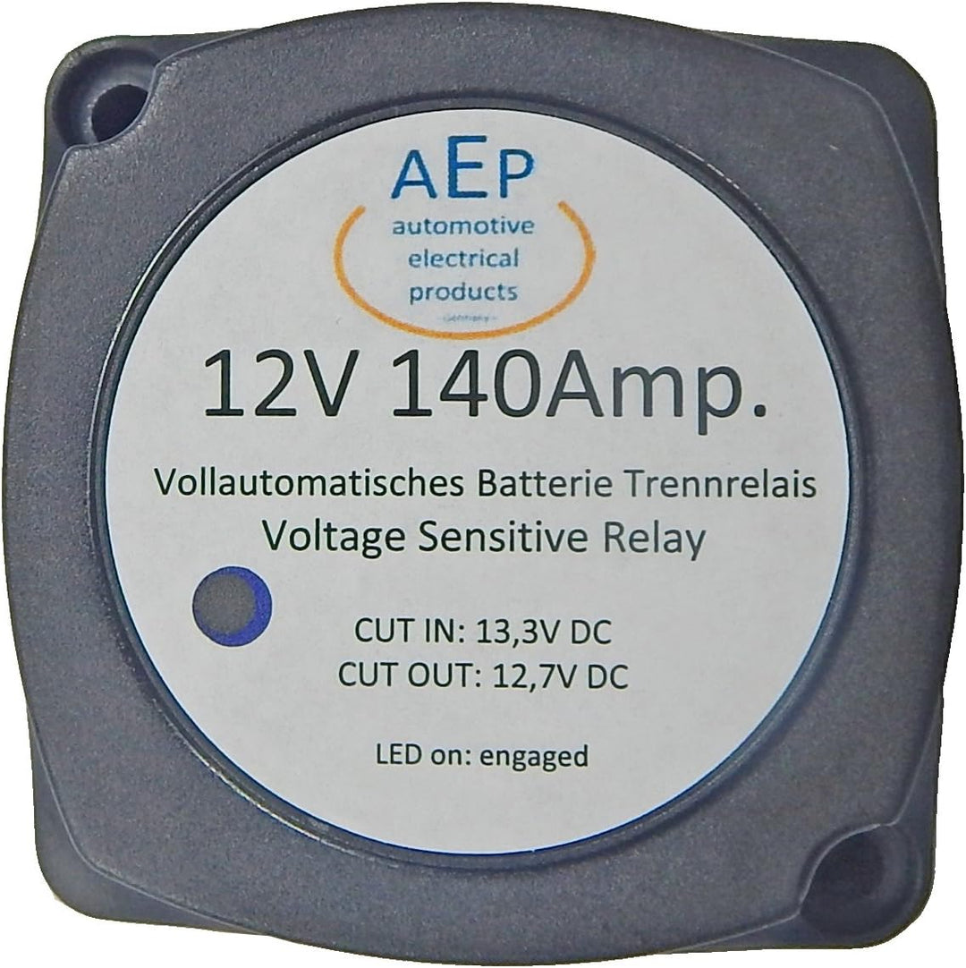 Vollautomatisches Batterie Trennrelais 12 V / 140 Ampere