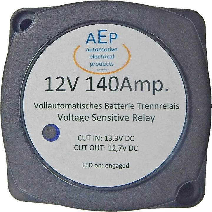 Vollautomatisches Batterie Trennrelais 12 V / 140 Ampere