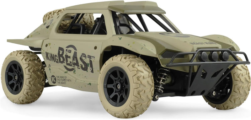 Amewi 22332 Beast Dune Buggy 4WD 1:18 RTR Fahrzeug, Sandfarben