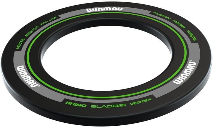 WINMAU Dartscheibe Schutzring – Advance Schwarz, Rot, Weiss & Grün Dart Surround Schwarz & Grün, Sch