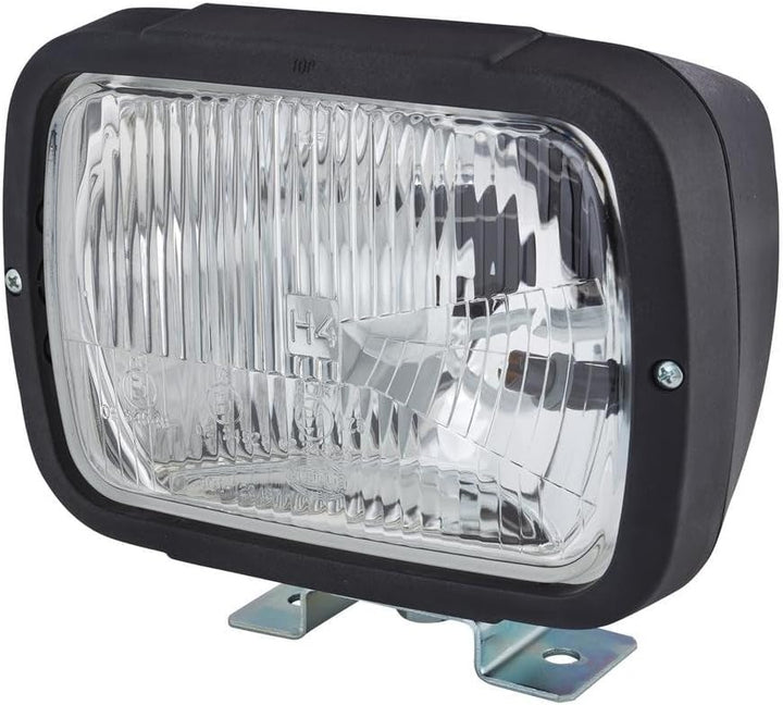 HELLA - Halogen-Hauptscheinwerfer - 12/24V - Referenzzahl: 17.5 - Bügelbefestigung/Anbau - Stecker: