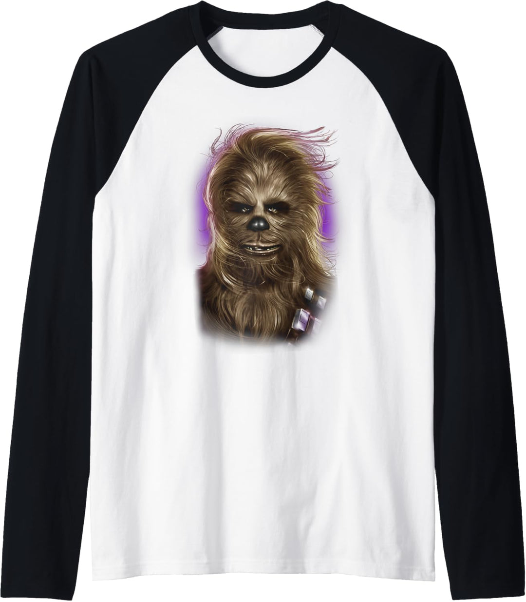 Star Wars Chewbacca Purple Glamour Shot Raglan