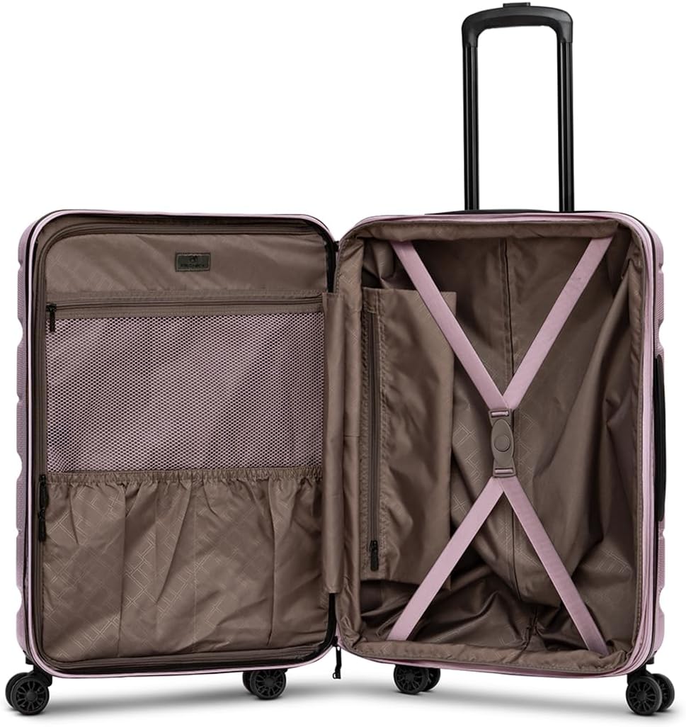 Franky Munich 4.0 Koffer Set | Trolley Hartgepäck - Handgepäck Koffer mit 4 Rollen Einer Dehnfalte,