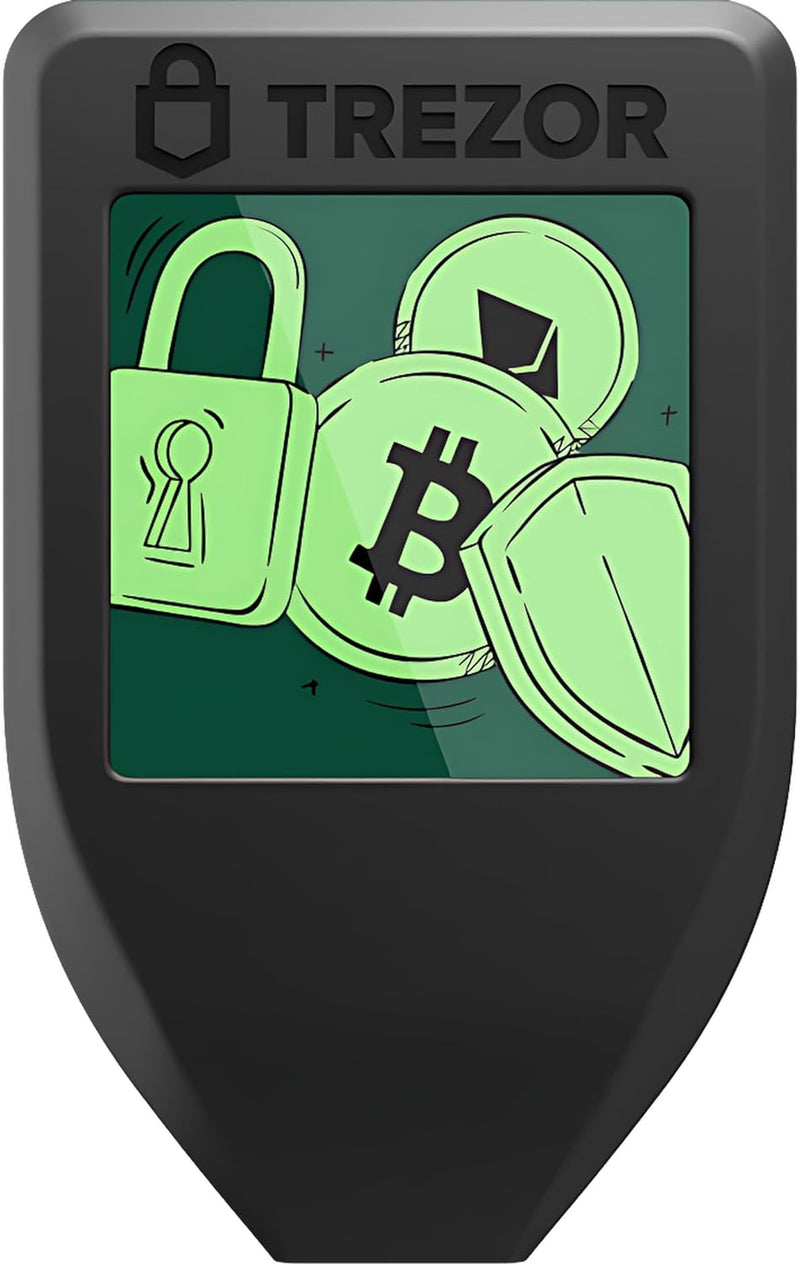 Trezor Model T - Krypto-Hardware-Wallet mit LCD-Touchscreen, Sicheren Bitcoin und 8000+ Münzen für M