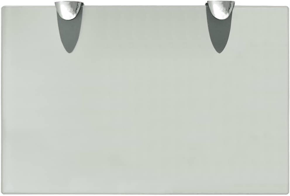vidaXL Wand Regal Glasregal Glasboden Glasablage Badregal Mattiert 30x20 cm 8 mm