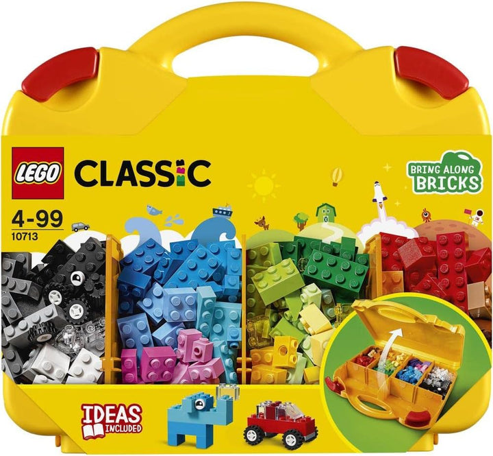 LEGO 10713 Classic Bausteine Starterkoffer – Kinderspielzeug für Mädchen und Jungen ab 4 Jahren &amp; 11