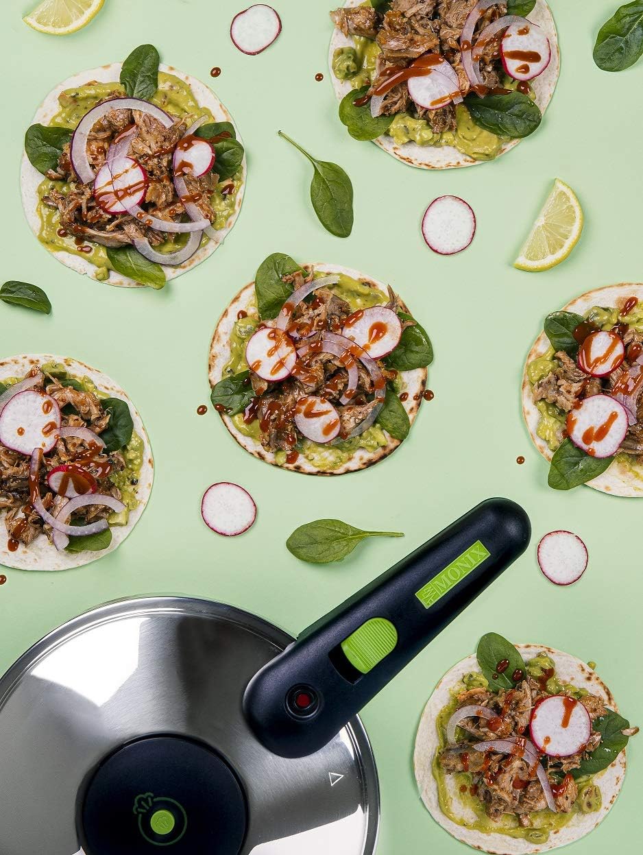 Monix M911003 Presto Druckkochtopf, 7 L 7 L Silber, 7 L Silber