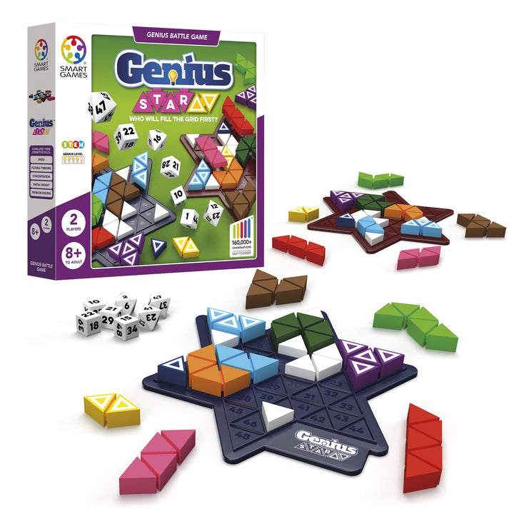 The Happy Puzzle Company - The Genius Star - Educational Brainstorming - Strategy Game and Skill Bui