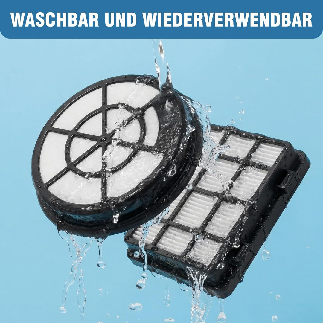2er-Set HEPA-Filter Ersatz für Bosch BBZ152EF Series 2, kompatibel mit BGC05, BGS05, BGC05A320, BGC0