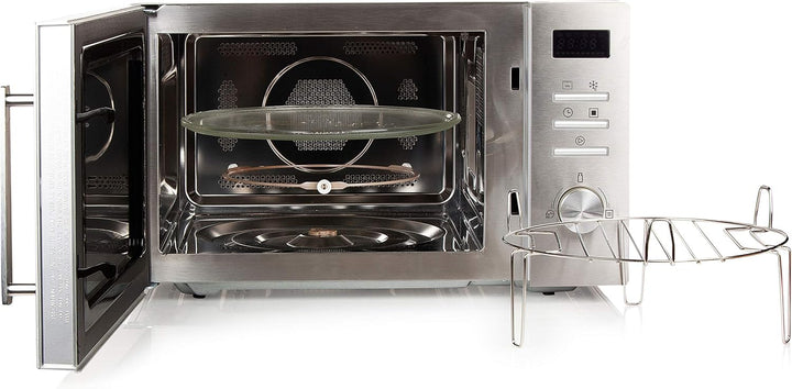 DOMO DO2334CG Kombi Mikrowelle - 34 L - silber