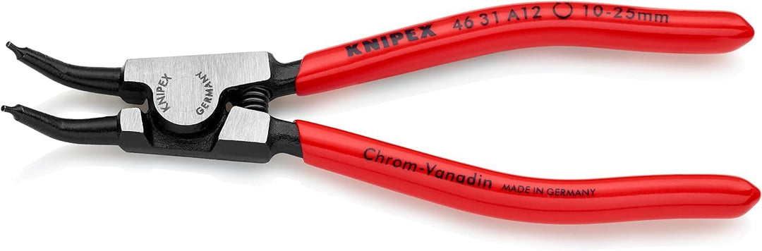 Knipex Sicherungsringzange für Aussenringe auf Wellen 45° gewinkelt schwarz atramentiert, mit Kunsts