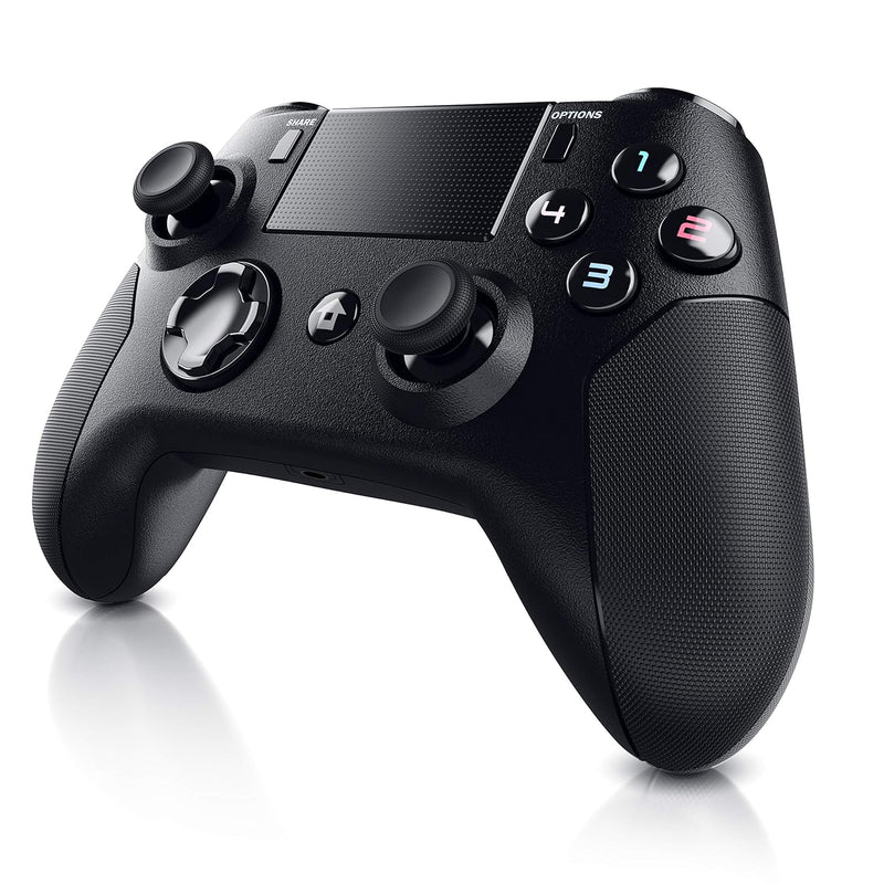 CSL - Wireless Controller für PS4 / PS4 Pro - Bluetooth Gamepad mit Dual Vibration Shock - kompatibe