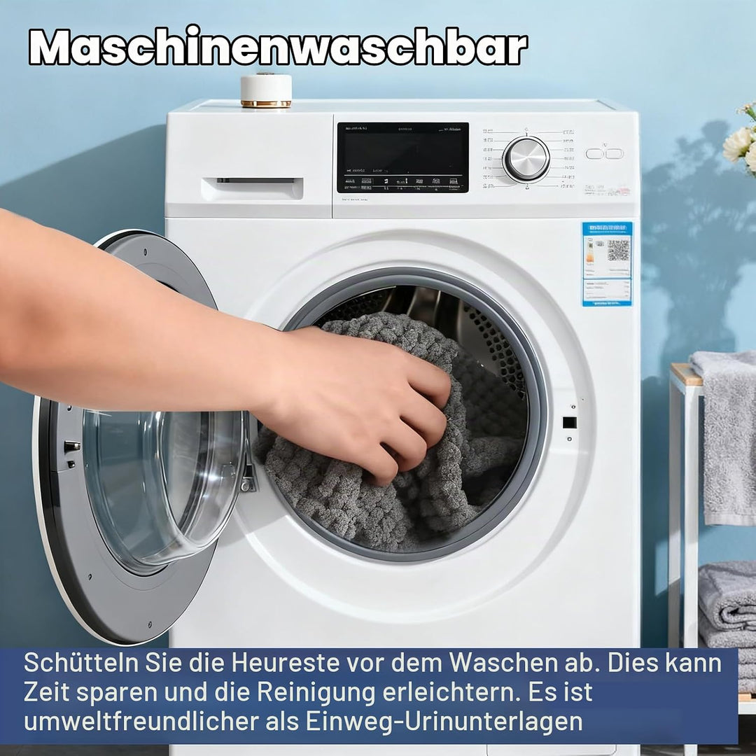 2 Stück Pipipads Meerschweinchen Unterlage, 60 × 40cm Welpenunterlagen Waschbar PIPI Pads Kaninchen
