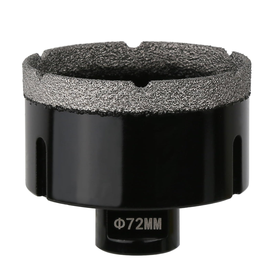 72mm Trocken Diamant Kernbohrer, M14 Gewindeanschluss Vakuumgelötete Lochsäge für Mauerwerk, Diamant