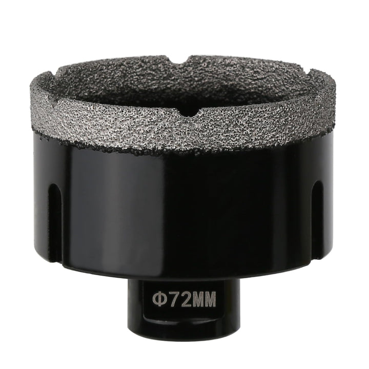72mm Trocken Diamant Kernbohrer, M14 Gewindeanschluss Vakuumgelötete Lochsäge für Mauerwerk, Diamant