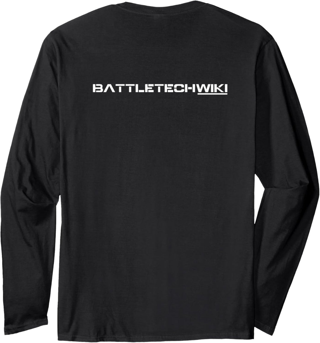 Sarna.net / BattleTech Wiki (weiss) Langarmshirt