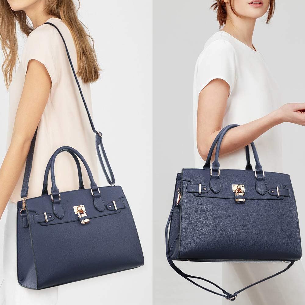 Dasein Women Handbags and Purses Ladies Shoulder Bag Top Handle Satchel Tote Work Bag with Matching