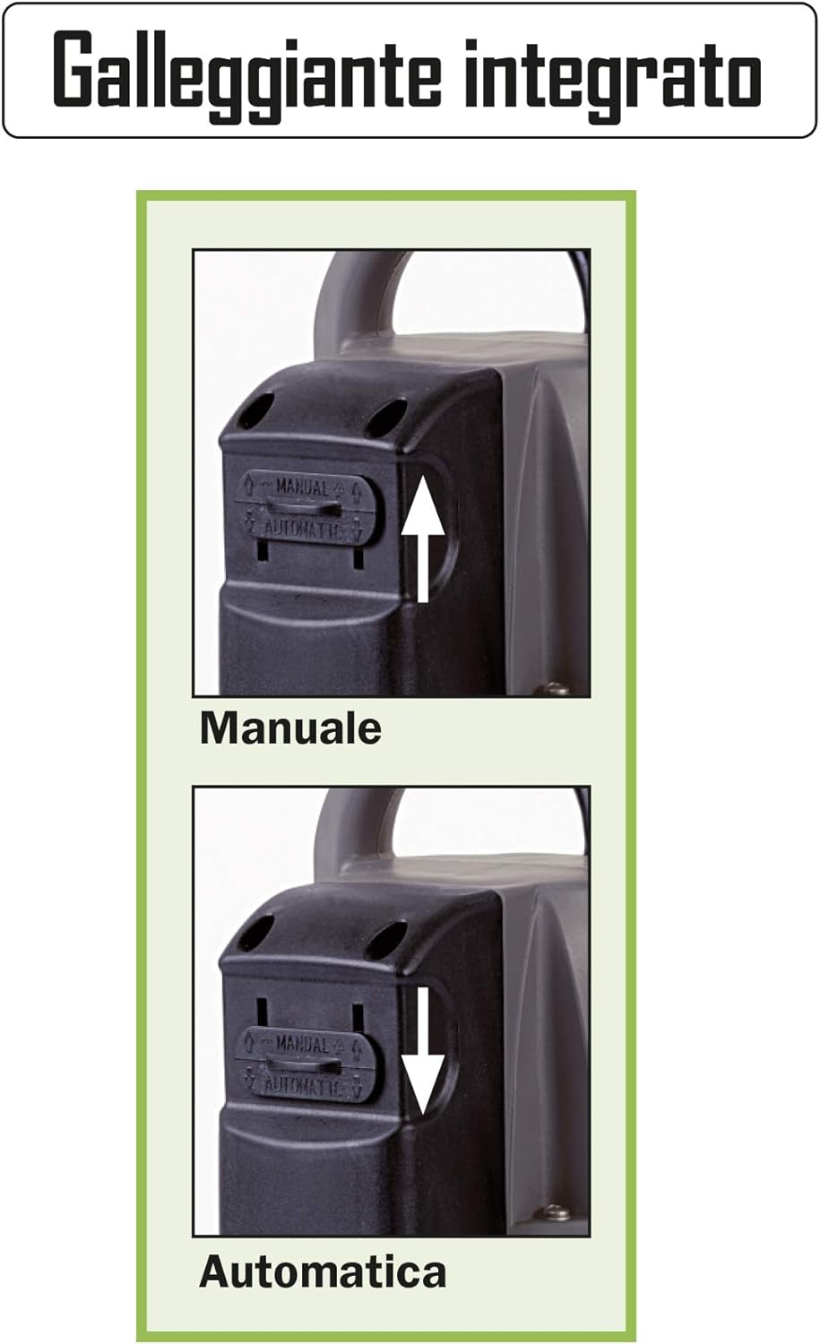 RIBILAND Pumpe zur Kellerentw??sserung 350 Watt mit Schwimmer (PRPVC350A)