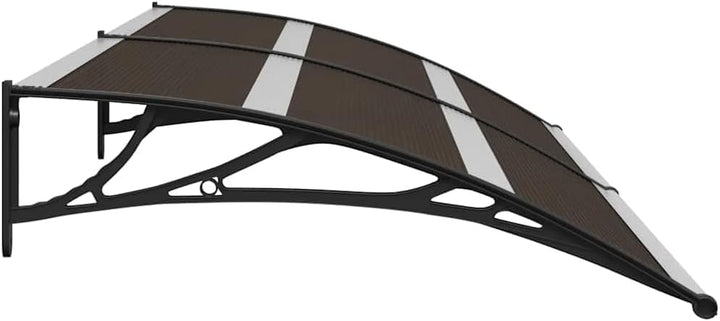 vidaXL Türvordach Haustürdach Haustür Überdachung Türdach Pultvordach Vordach Haustürvordach Schwarz