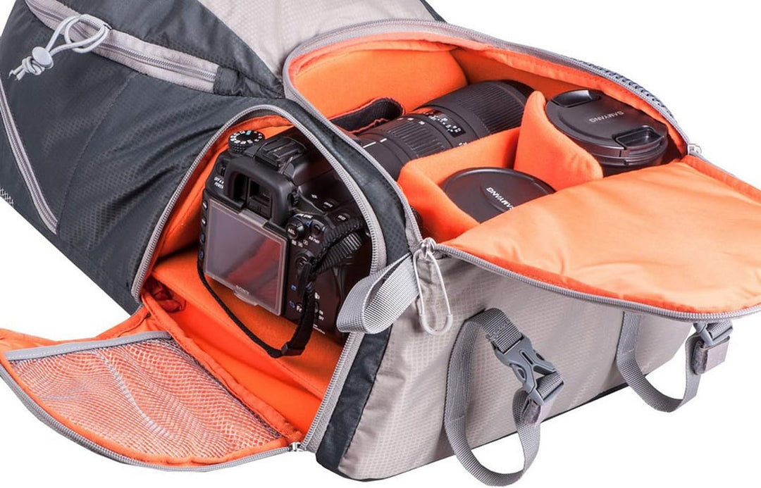 Genesis D135052 Fotorucksack Nattai für DSLR Kamera (Stativhalterung, Seitenzugrgriff, Halterung für
