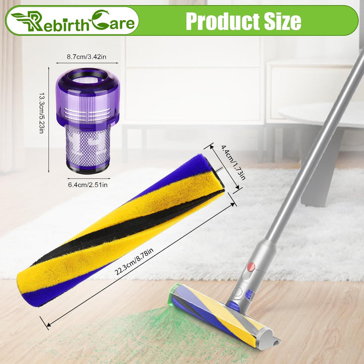 V12 Bürste für Dyson V12 Detect Slim Filter für Dyson V12 Ersatzteile Zubehör für V12 Staubsauger, E