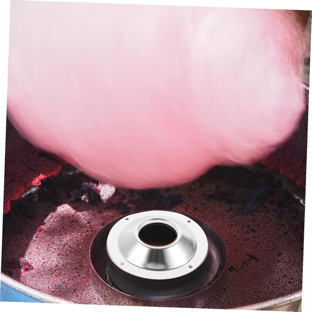 TOYANDONA Zuckerwattemaschinen Abdeckung Edelstahl Zuckerdeckel mit Spritzschutz Zubehör für Süssigk