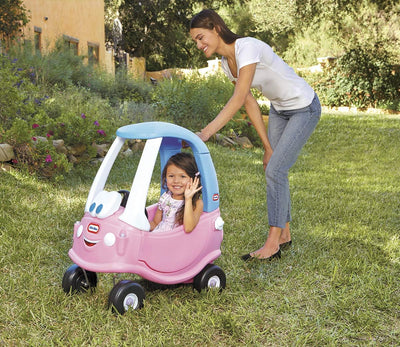 little tikes 614798E5 Prinzessin Gemütliches Prinzessin-Coupé - Mitfahrgelegenheit mit Echter Hupe,