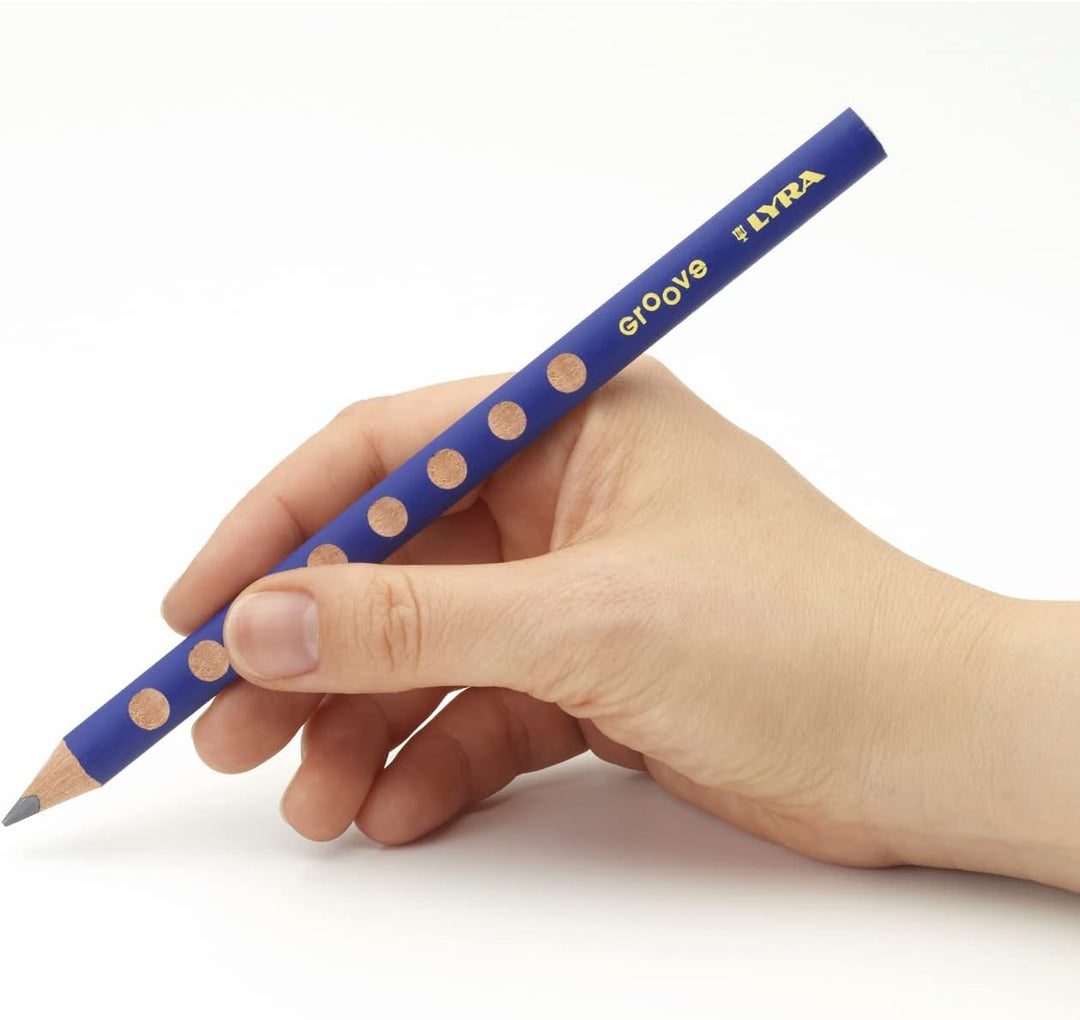 Lyra Groove Jumbo Graphitstift, blau lackiert, RD36, blau