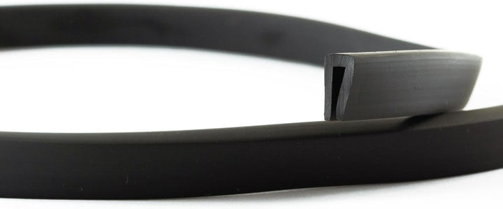 EUTRAS [10 m] Kantenschutz 3,0 mm schwarz – schützt und entschärft Kanten – für Bleche – perfekt um