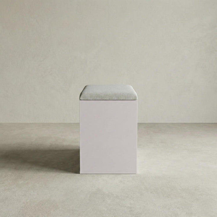 BOXIMO Schuhschrank mit Sitzbank, 60 x 30 x 47 cm, MDF und Polyester Bezug, Flurbank mit Stauraum, S