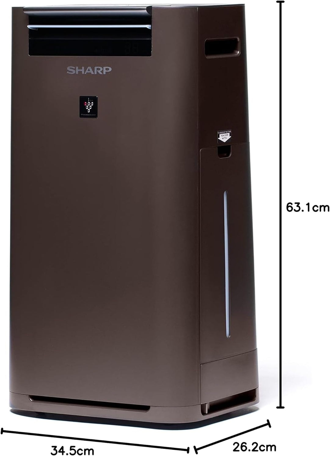 SHARP UA-HG40E-T Luftreiniger (mit Befeuchtungsfunktion, Verbesserung der Luftqualität, Ideal für Al