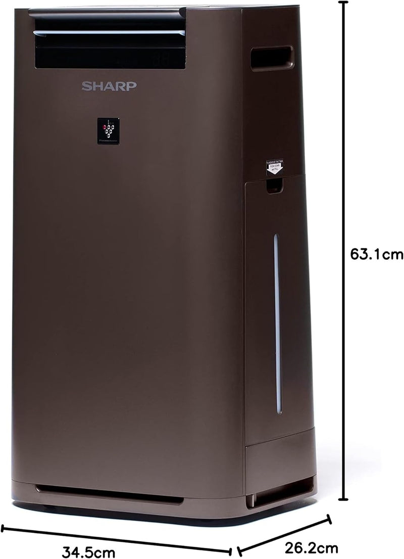 SHARP UA-HG40E-T Luftreiniger (mit Befeuchtungsfunktion, Verbesserung der Luftqualität, Ideal für Al