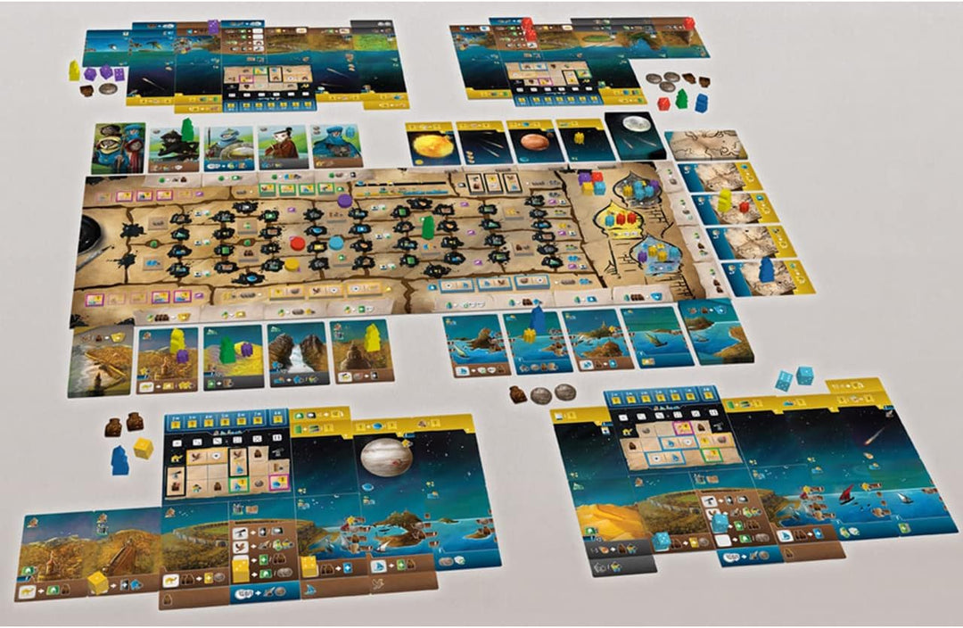 Renegade Games Wayfarers of The South Tigris – Würfelplatzierungs-Strategie-Brettspiel, ab 14 Jahren