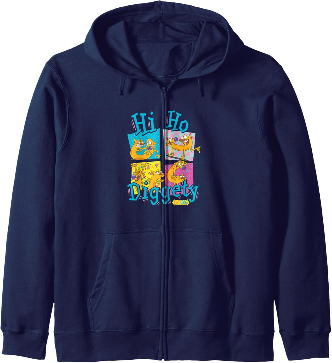 CatDog Hi Ho Diggety Retro Kapuzenjacke