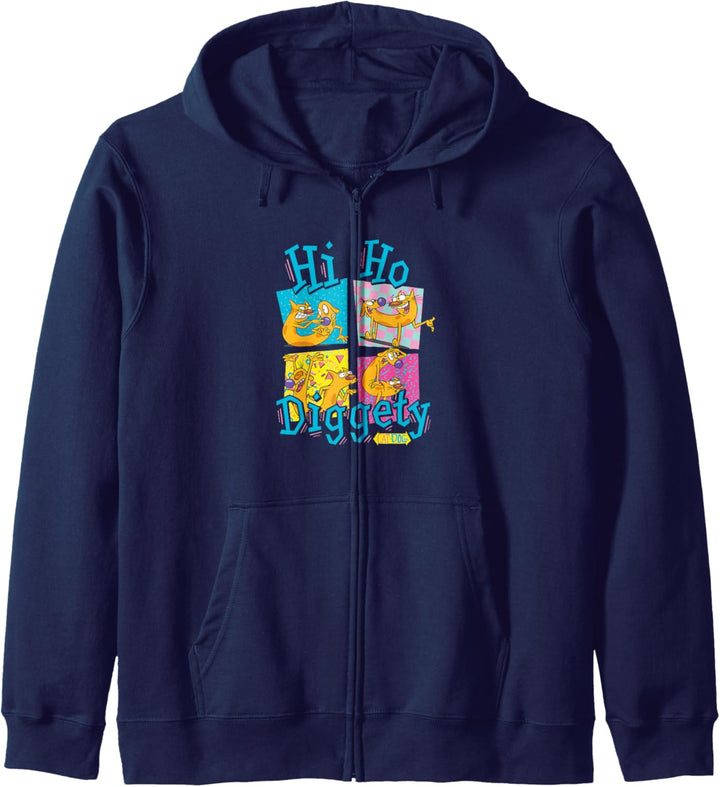 CatDog Hi Ho Diggety Retro Kapuzenjacke