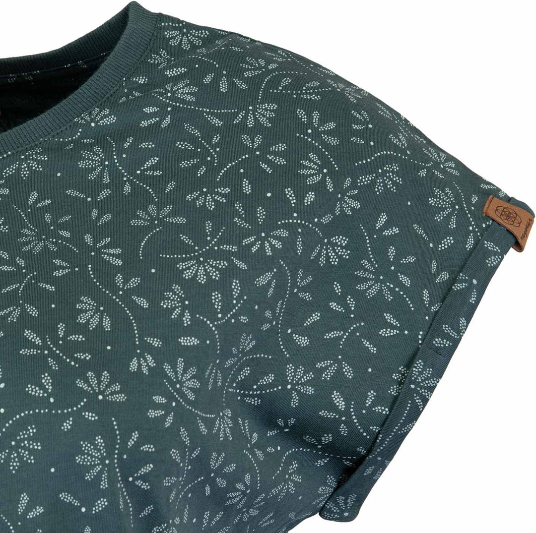 Ragwear Dione Print Top Damen XL Dark Green, XL Dark Green