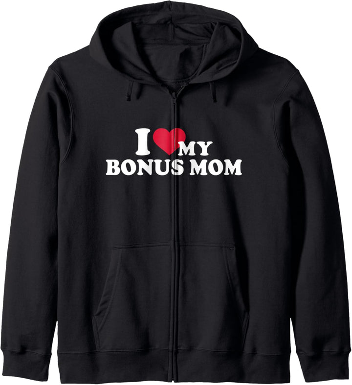 Ich liebe meine Bonus Mama für Stiefkind Kapuzenjacke