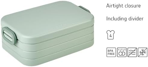 Mepal - Lunchbox Take a Break Midi - Brotdose To Go - Für 2 Sandwiches oder 4 Brotscheiben - Meal Pr