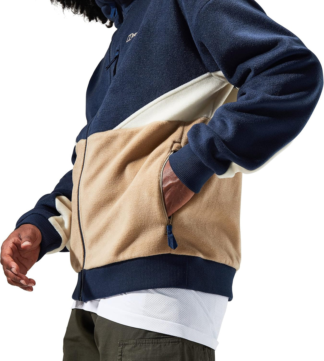 Berghaus Herren Retrorise Fleece Jacke, Zusätzliche Wärme, Extra Bequem Fleece Jacket (1er Pack) XL
