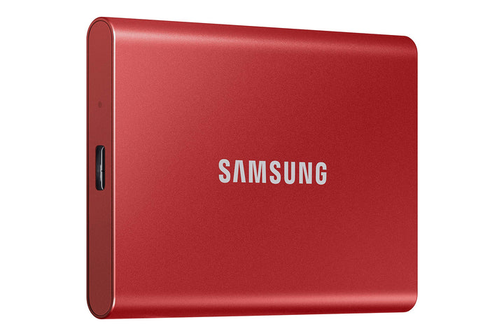 Samsung Portable SSD T7, 500 GB, USB 3.2 Gen.2, 1.050 MB/s Lesen, 1.000 MB/s Schreiben, Externe SSD
