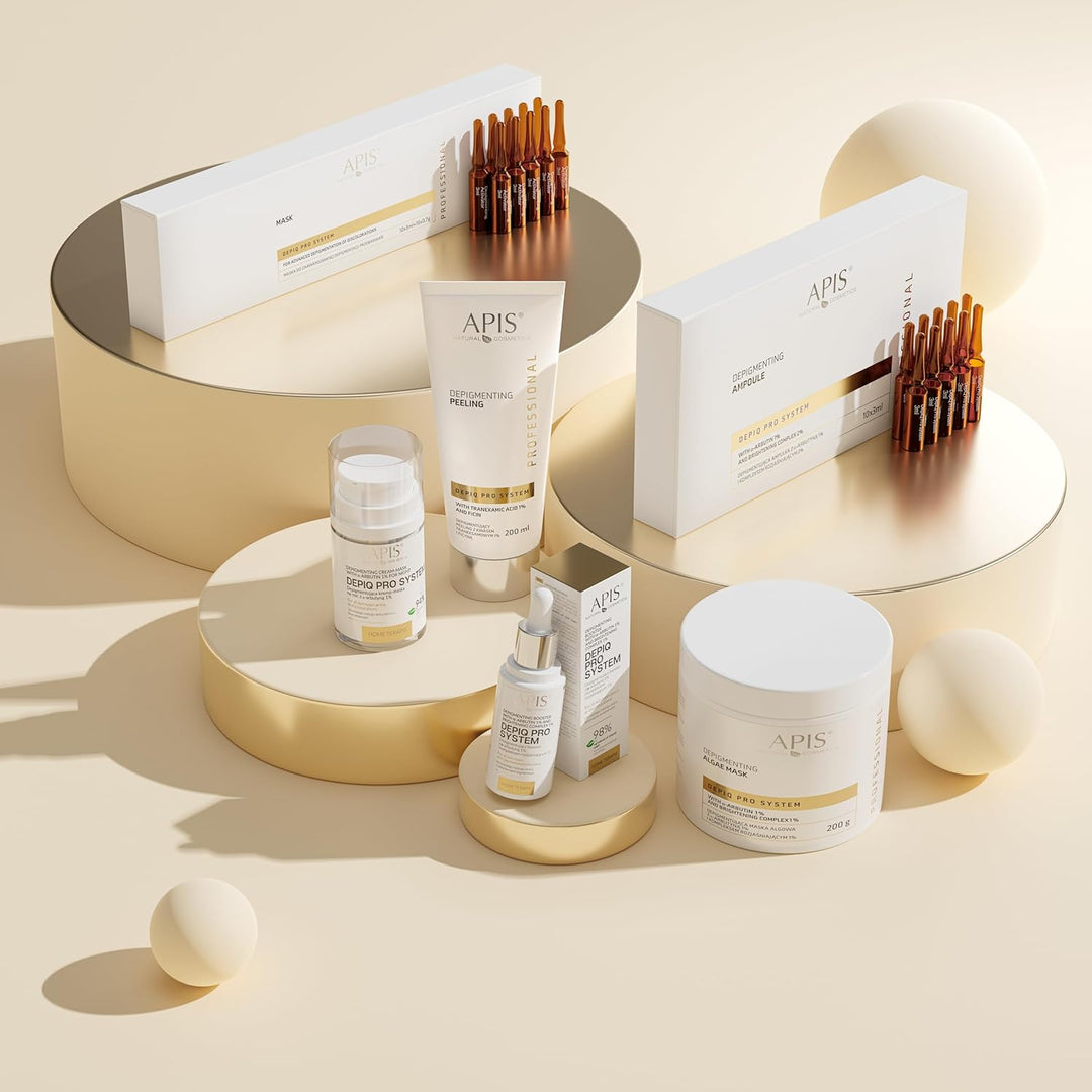 Apis DEPIQ PRO SYSTEM Peeling - 50 ml - mit Tranexamsäure und Ficain - Reduziert Pigmentflecken und