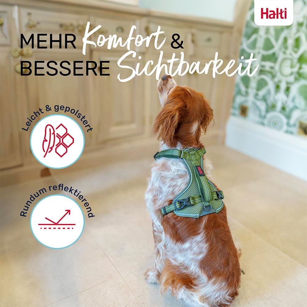 HALTI Anatomy Hundegeschirr mit Griff – Bewegungsfreiheit für deinen Hund. 3 Verbindungspunkte für d