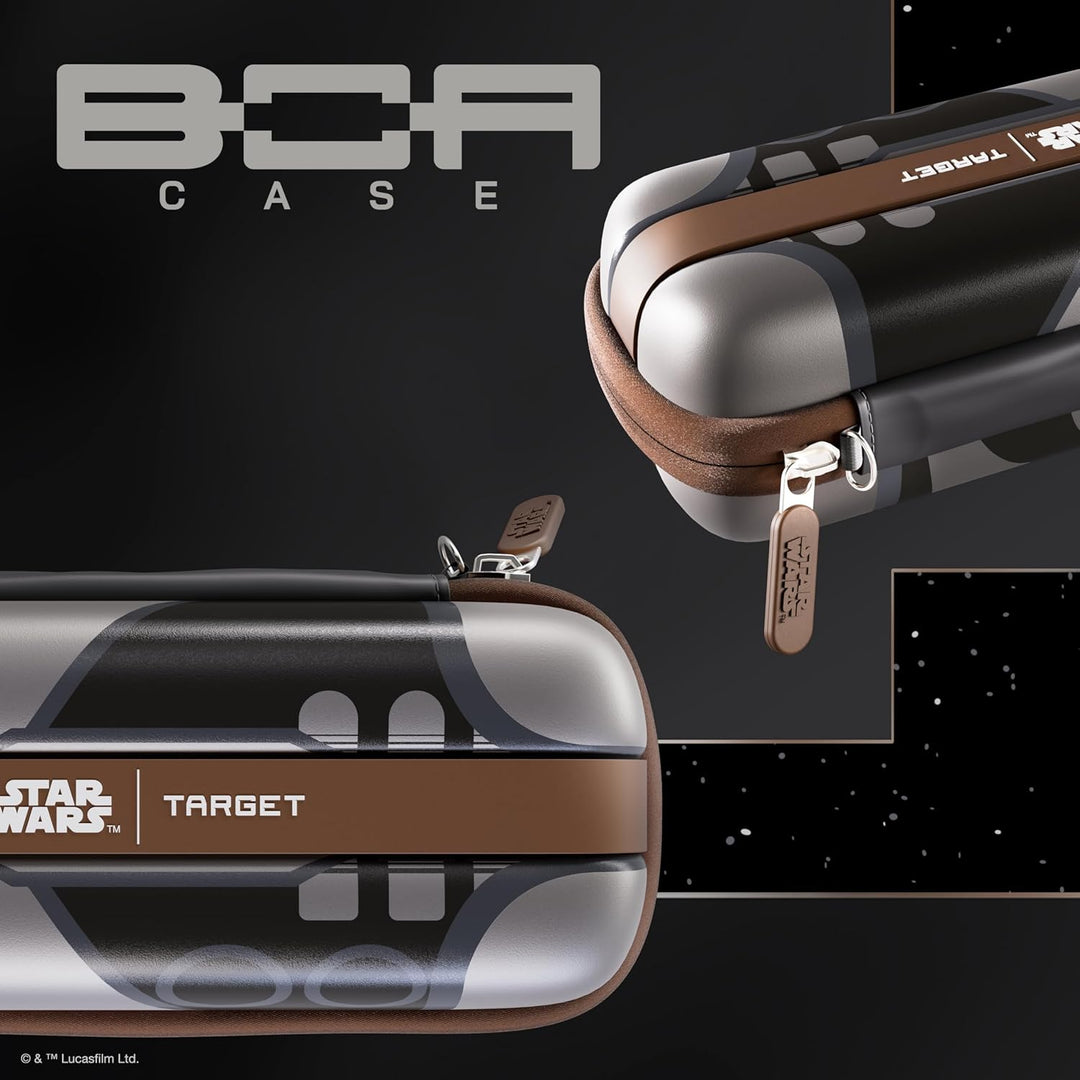 Target Darts Star Wars Mandalorian BOA Wallet | Premium Disney Darttasche mit Charakterdesign, Aufbe