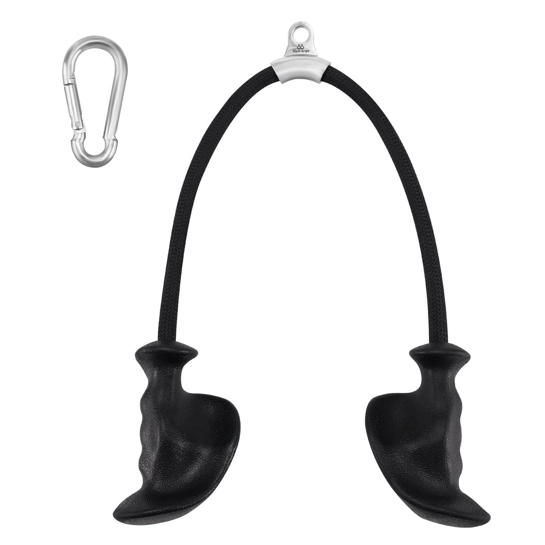 HXD-ERGO Trizeps Seil Ergonomisches Griffe, Trizepsseil Gedrehtes Seil Trizepstau zum Herunterziehen