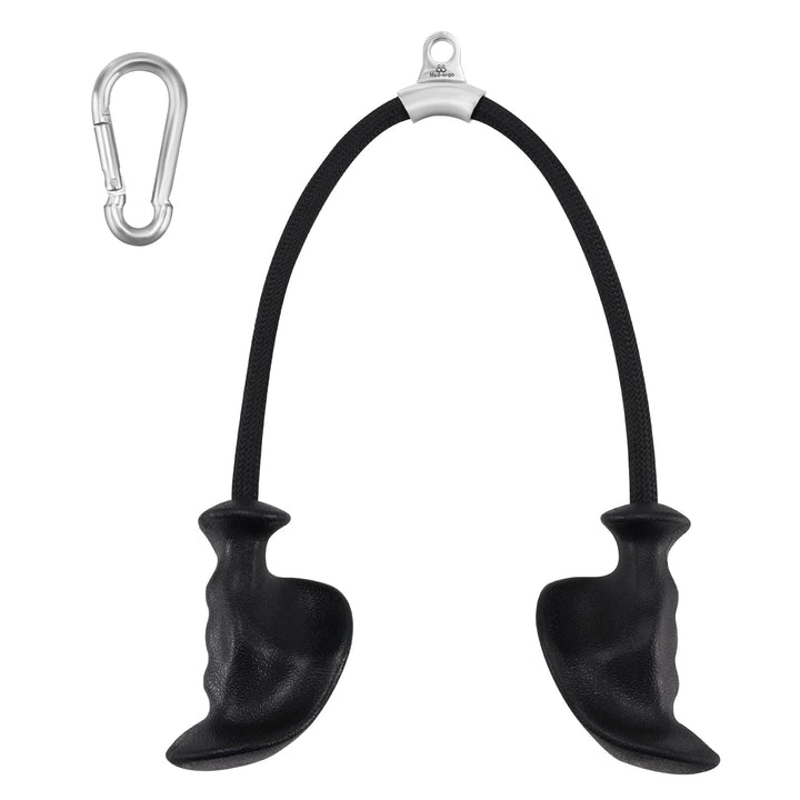 HXD-ERGO Trizeps Seil Ergonomisches Griffe, Trizepsseil Gedrehtes Seil Trizepstau zum Herunterziehen