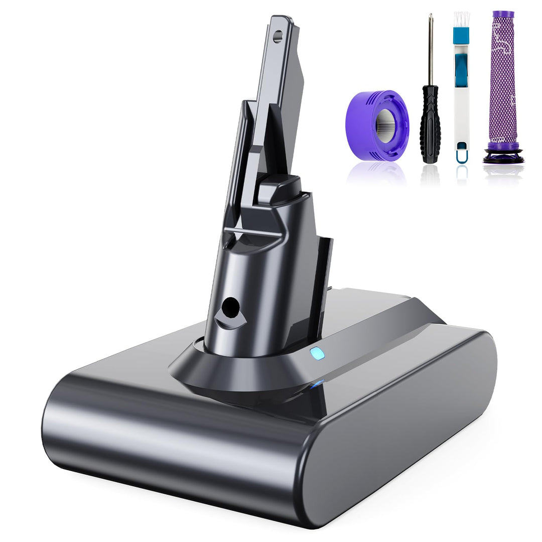 Akku für Dyson V7 SV11 Mit Batterieanzeige Kompatibel SV11 Absolute Animal Motorhead Trigger Car+Boa