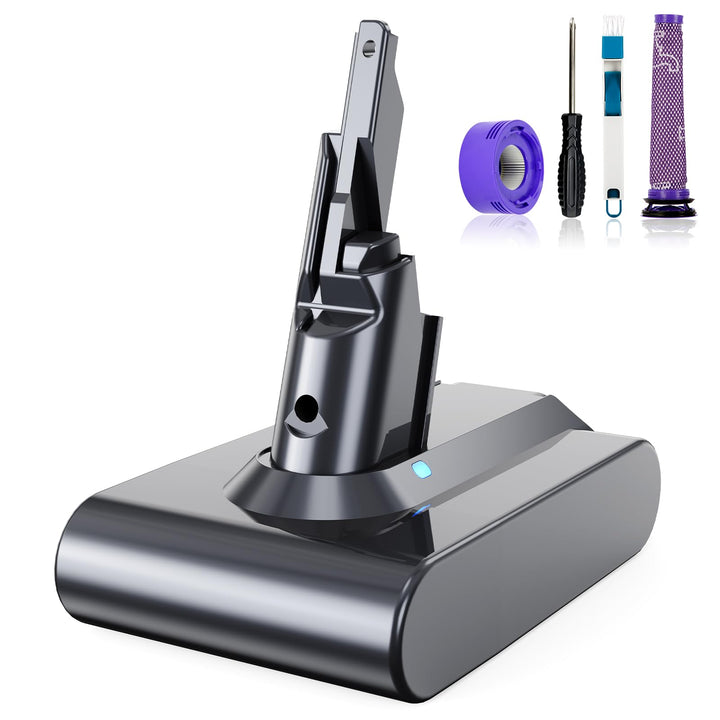 Akku für Dyson V7 SV11 Mit Batterieanzeige Kompatibel SV11 Absolute Animal Motorhead Trigger Car+Boa