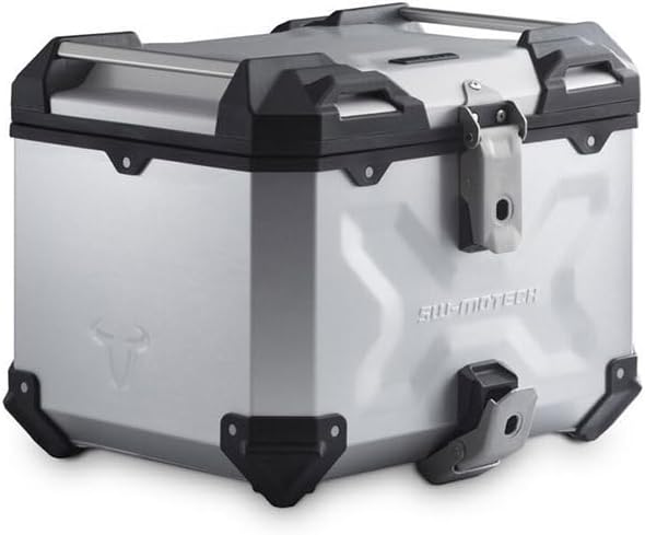 SW-MOTECH TRAX ADV Aluminium Topcase 38L, Silbern.